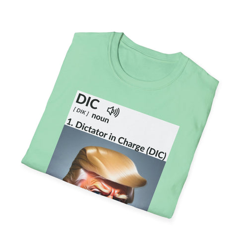 Unisex Softstyle T-Shirt - 'Dictator in Charge' Graphic Tee