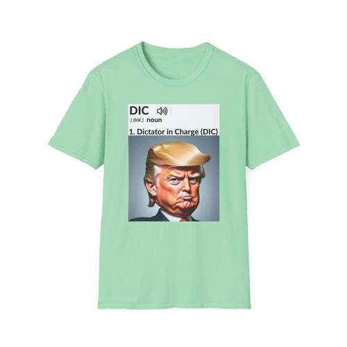 Unisex Softstyle T-Shirt - 'Dictator in Charge' Graphic Tee