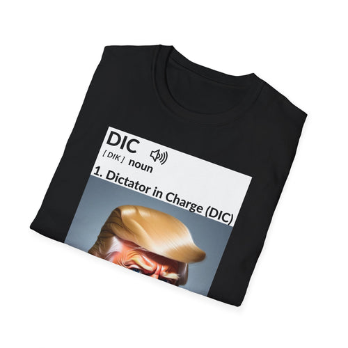 Unisex Softstyle T-Shirt - 'Dictator in Charge' Graphic Tee