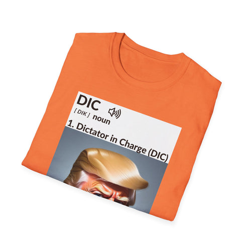 Unisex Softstyle T-Shirt - 'Dictator in Charge' Graphic Tee