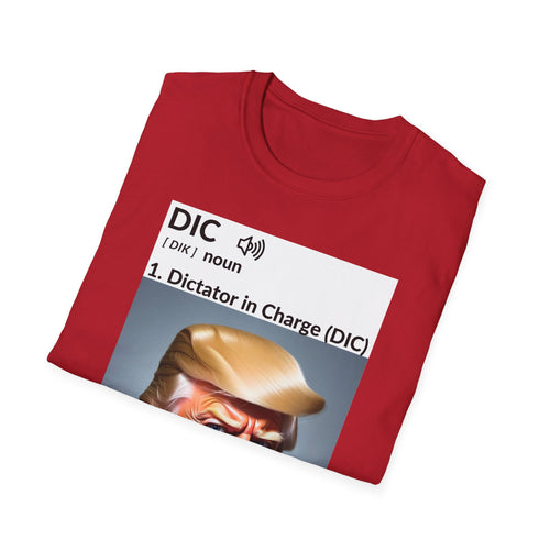 Unisex Softstyle T-Shirt - 'Dictator in Charge' Graphic Tee