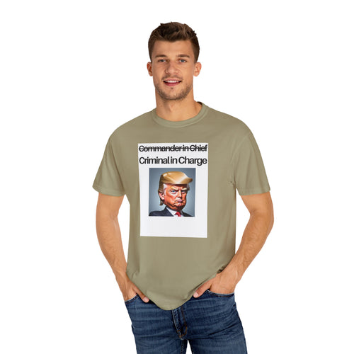 Copy of Unisex Garment-Dyed T-Shirt with Political Humor - Statement Tee