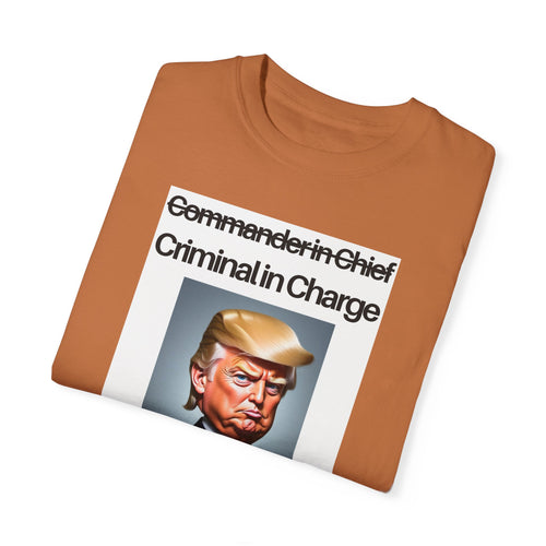 Copy of Unisex Garment-Dyed T-Shirt with Political Humor - Statement Tee