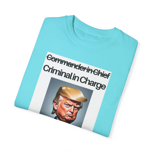 Copy of Unisex Garment-Dyed T-Shirt with Political Humor - Statement Tee