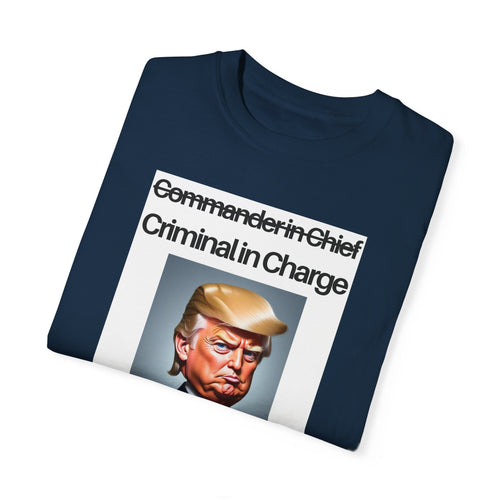 Copy of Unisex Garment-Dyed T-Shirt with Political Humor - Statement Tee