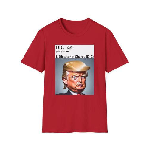 Unisex Softstyle T-Shirt - 'Dictator in Charge' Graphic Tee