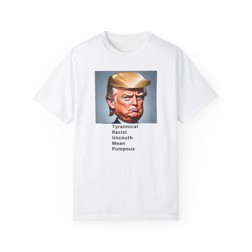 Unisex Garment-Dyed T-Shirt with Political Humor - Statement Tee