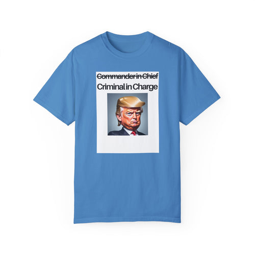 Copy of Unisex Garment-Dyed T-Shirt with Political Humor - Statement Tee