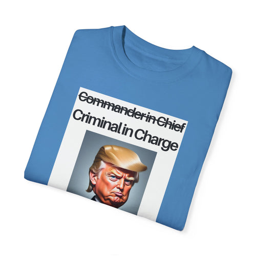Copy of Unisex Garment-Dyed T-Shirt with Political Humor - Statement Tee