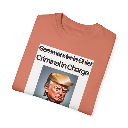 Copy of Unisex Garment-Dyed T-Shirt with Political Humor - Statement Tee