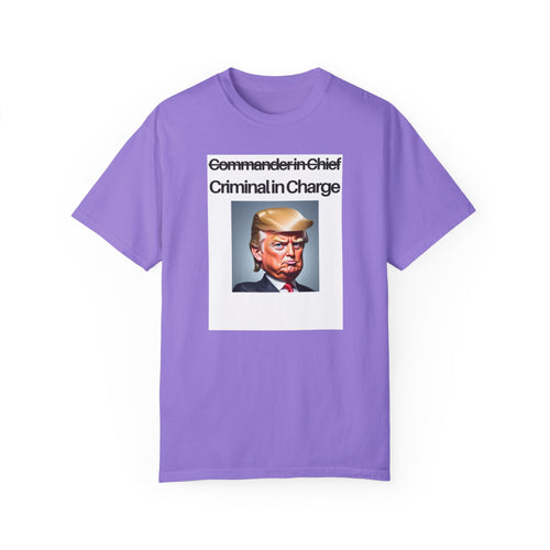Copy of Unisex Garment-Dyed T-Shirt with Political Humor - Statement Tee