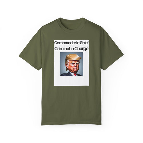 Copy of Unisex Garment-Dyed T-Shirt with Political Humor - Statement Tee