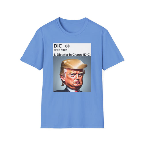 Unisex Softstyle T-Shirt - 'Dictator in Charge' Graphic Tee