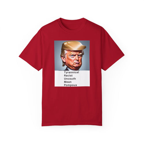 Unisex Garment-Dyed T-Shirt with Political Humor - Statement Tee
