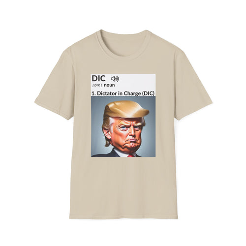 Unisex Softstyle T-Shirt - 'Dictator in Charge' Graphic Tee