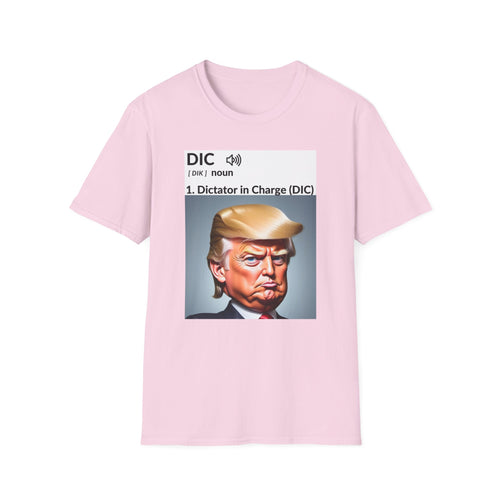 Unisex Softstyle T-Shirt - 'Dictator in Charge' Graphic Tee
