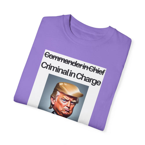 Copy of Unisex Garment-Dyed T-Shirt with Political Humor - Statement Tee