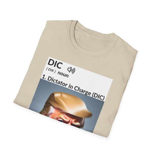 Unisex Softstyle T-Shirt - 'Dictator in Charge' Graphic Tee