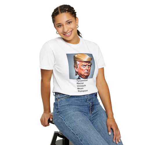 Unisex Garment-Dyed T-Shirt with Political Humor - Statement Tee