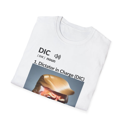 Unisex Softstyle T-Shirt - 'Dictator in Charge' Graphic Tee