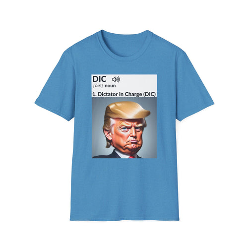 Unisex Softstyle T-Shirt - 'Dictator in Charge' Graphic Tee