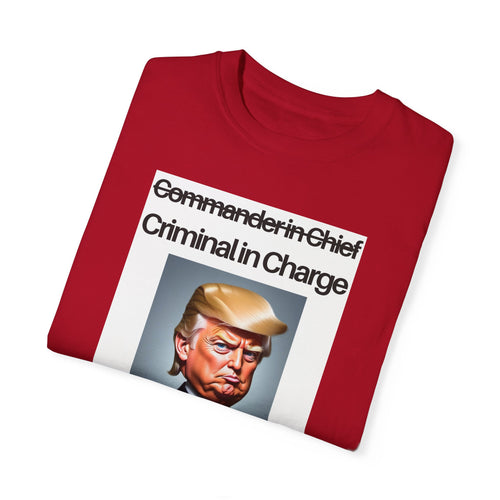 Copy of Unisex Garment-Dyed T-Shirt with Political Humor - Statement Tee