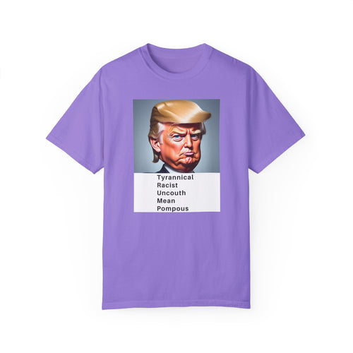 Unisex Garment-Dyed T-Shirt with Political Humor - Statement Tee
