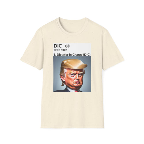 Unisex Softstyle T-Shirt - 'Dictator in Charge' Graphic Tee