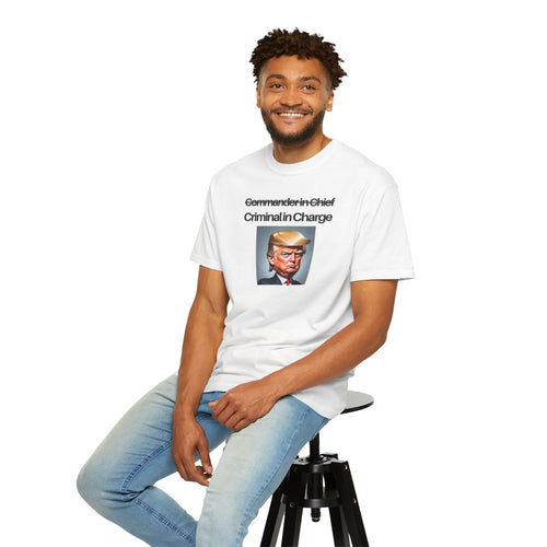 Copy of Unisex Garment-Dyed T-Shirt with Political Humor - Statement Tee