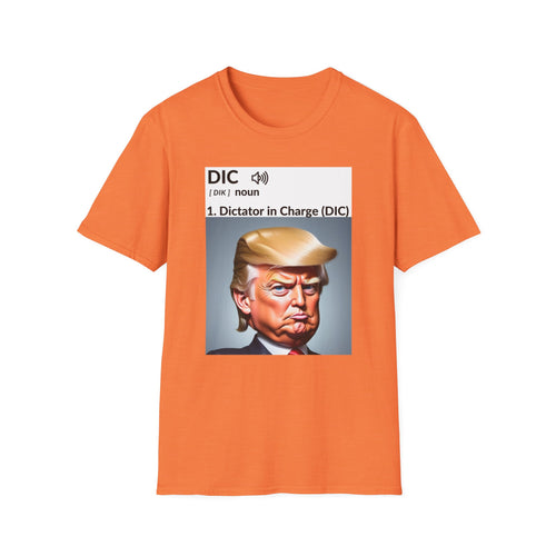 Unisex Softstyle T-Shirt - 'Dictator in Charge' Graphic Tee