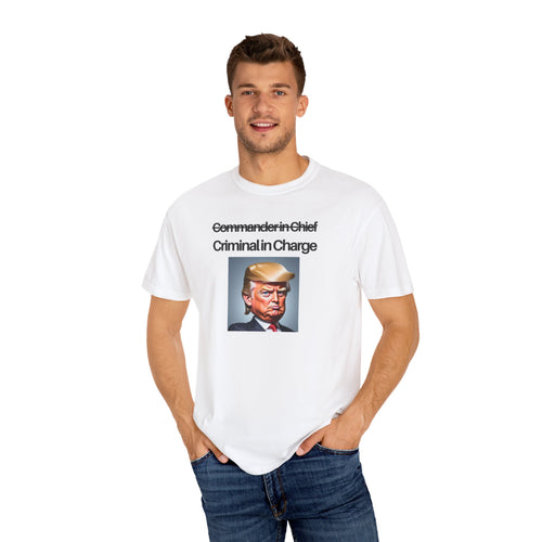 Copy of Unisex Garment-Dyed T-Shirt with Political Humor - Statement Tee