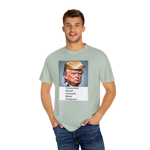 Unisex Garment-Dyed T-Shirt with Political Humor - Statement Tee