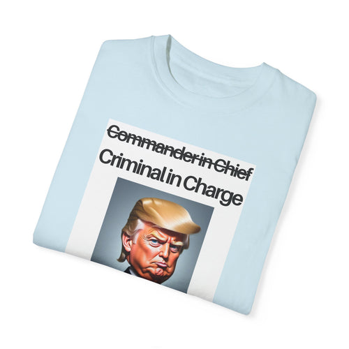 Copy of Unisex Garment-Dyed T-Shirt with Political Humor - Statement Tee