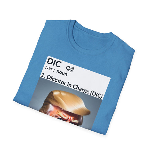 Unisex Softstyle T-Shirt - 'Dictator in Charge' Graphic Tee