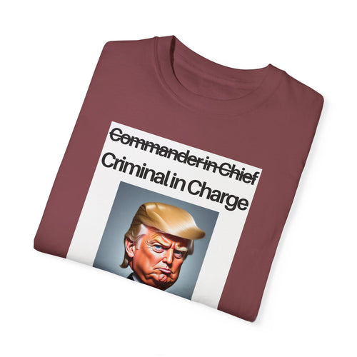 Copy of Unisex Garment-Dyed T-Shirt with Political Humor - Statement Tee
