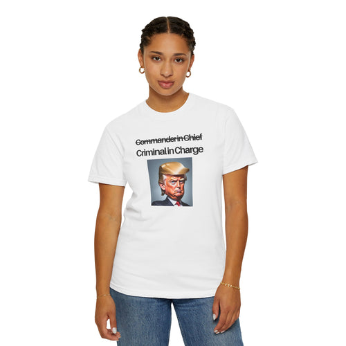 Copy of Unisex Garment-Dyed T-Shirt with Political Humor - Statement Tee