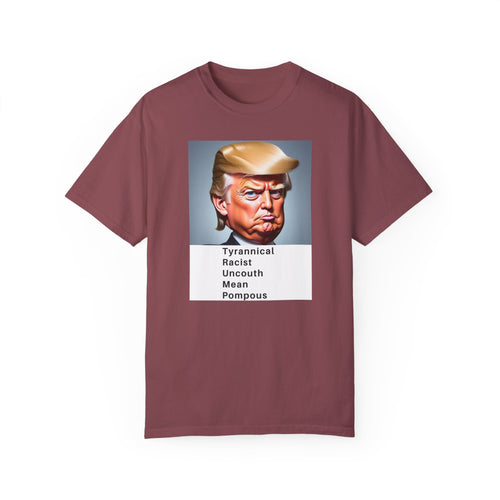 Unisex Garment-Dyed T-Shirt with Political Humor - Statement Tee